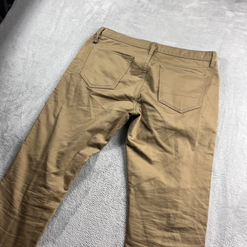 Banana Republic Travel Jeans Mens 33x32 Slim Fit‎ Khaki Tan Stretch Pants